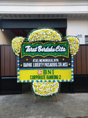 Papan Bunga Duka di Karang Rejo
