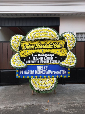 Papan Bunga Duka di Karang Rejo