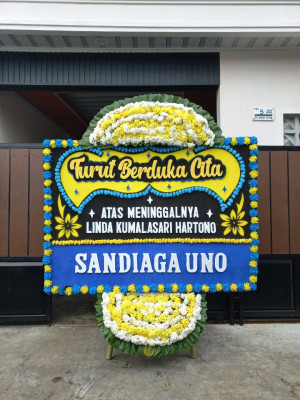 Papan Bunga Duka di Karang Rejo