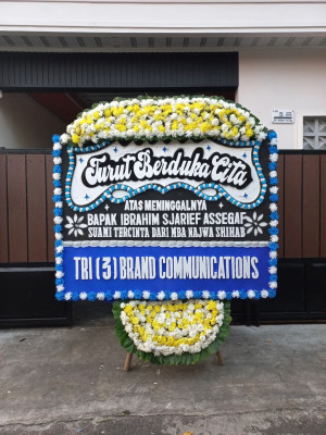Papan Bunga Duka di Karang Rejo